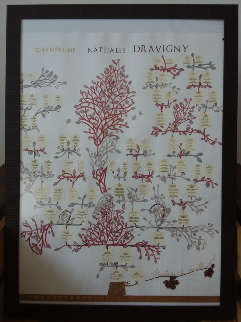 Arbre généalogique - Champagne Nathalie Dravigny